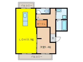間取図 セジュ－ルすえひろ