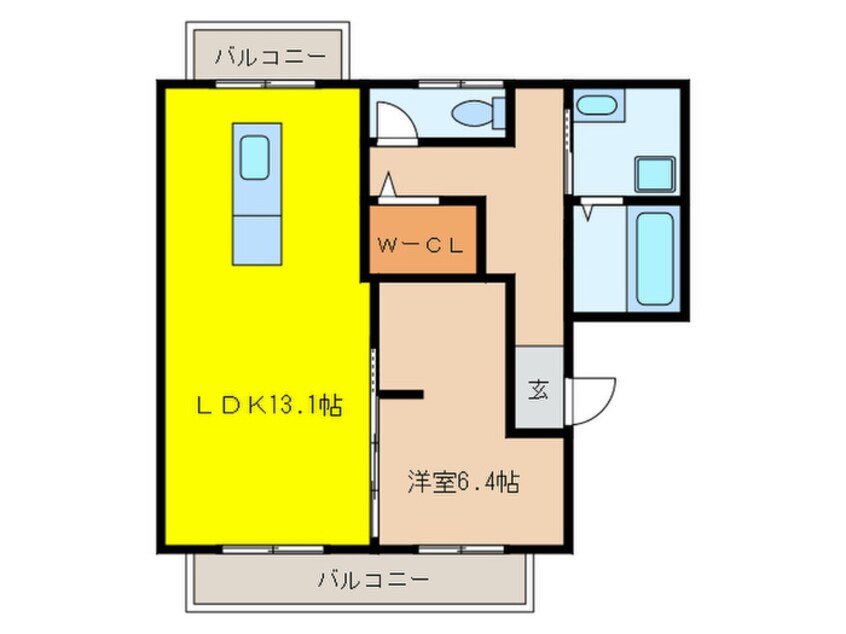 間取図 セジュ－ルすえひろ