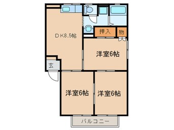 間取図 メゾンフレンド１棟