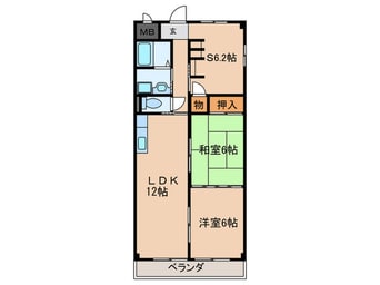 間取図 アパ－トメントハウス朴の樹