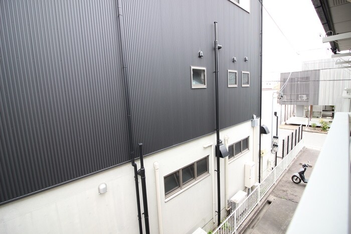 室内からの展望 明大寺ハイツ