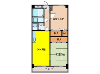 間取図 サンキャッスルⅡ