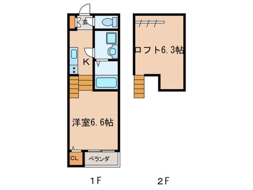 間取図 Crescita六番町