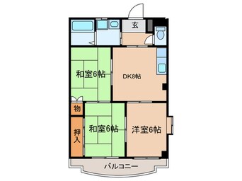 間取図 ハイツ池の表