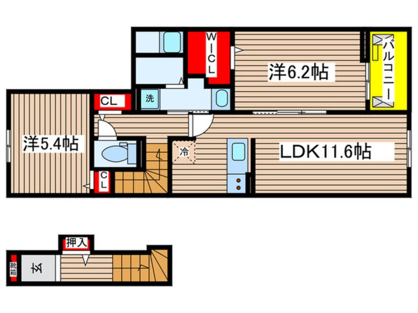 間取図 パストラーレ乗鞍Ⅲ