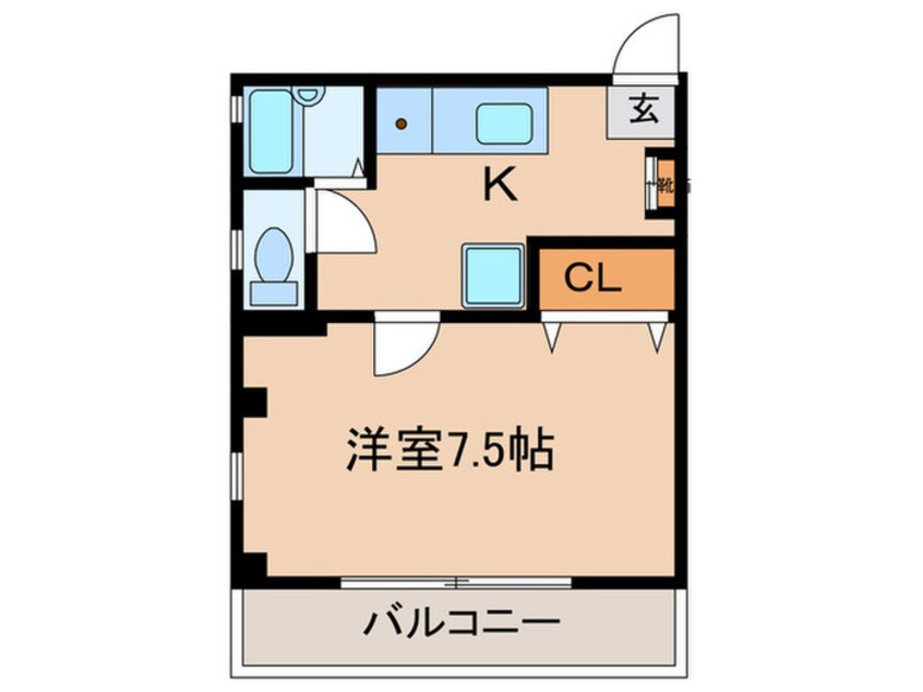 間取図 ベルメゾンヨネヅ