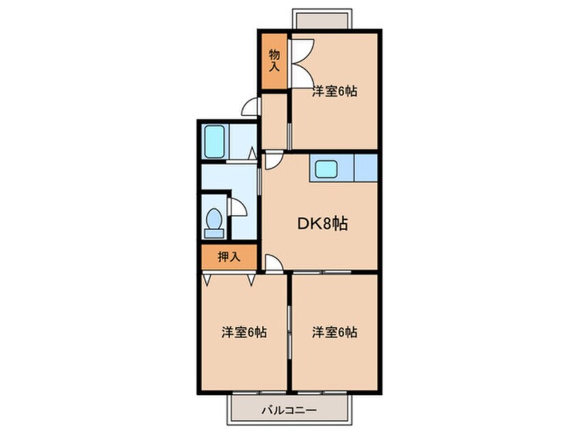 間取図 レティシア幸田