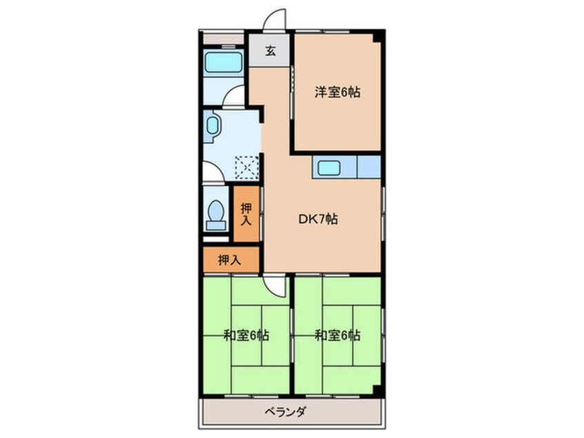 間取図 セントラルハイツ