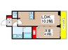 ﾌﾟﾚｻﾝｽ上前津ｵﾚｼｱ 1LDKの間取り