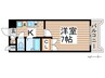 メゾンドマルキーズ２ 1Kの間取り