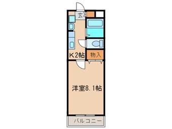 間取図 ブルックスキュ－ブ
