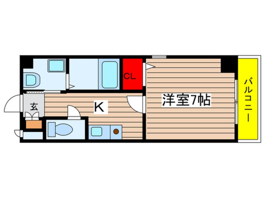 間取図 メゾンヴェール渡辺