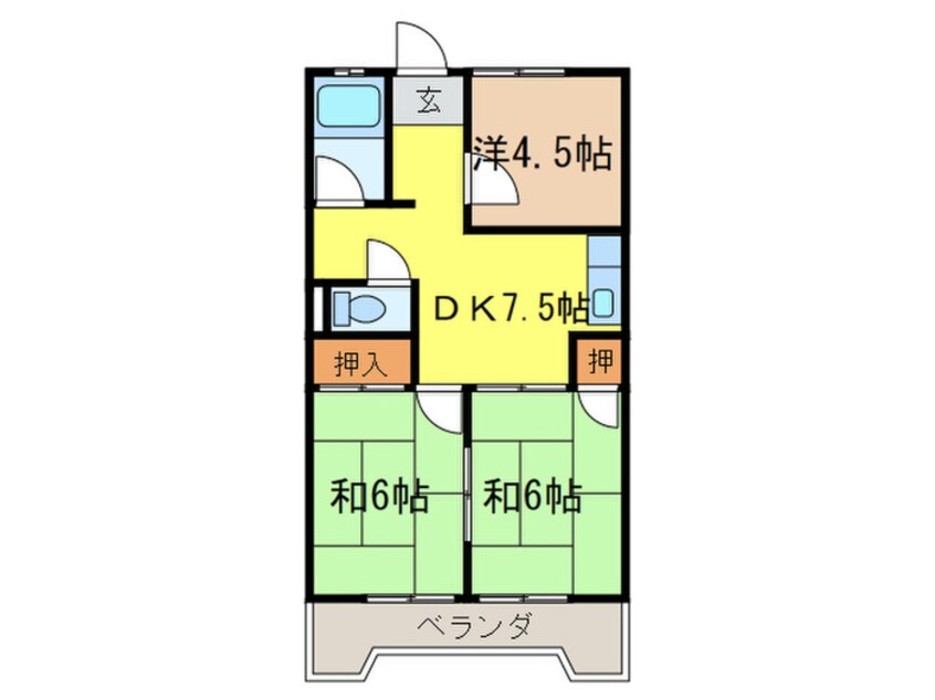 間取図 川北ビル