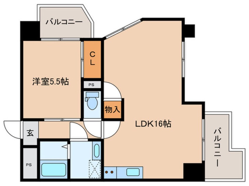 間取図 ＡＲＬＥＳ覚王山