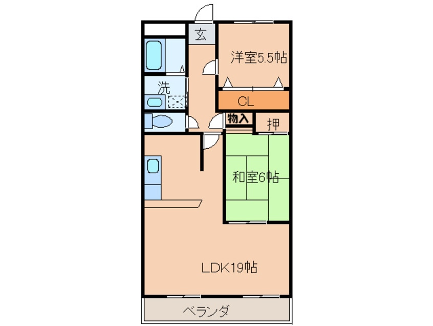 間取図 ミクニハイツ２