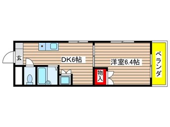 間取図 ユニオンハイツ日比野