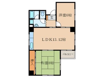 間取図 Ｗａｋｅｎ　Ｈｏｆ