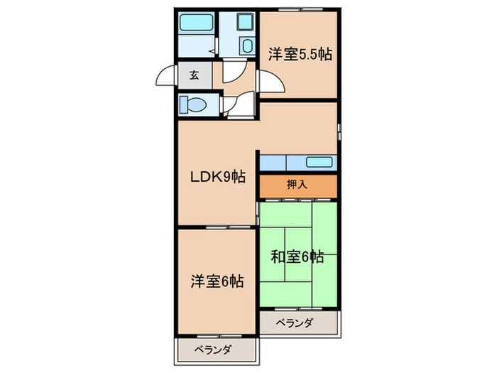 間取り図 サンシャイン大森