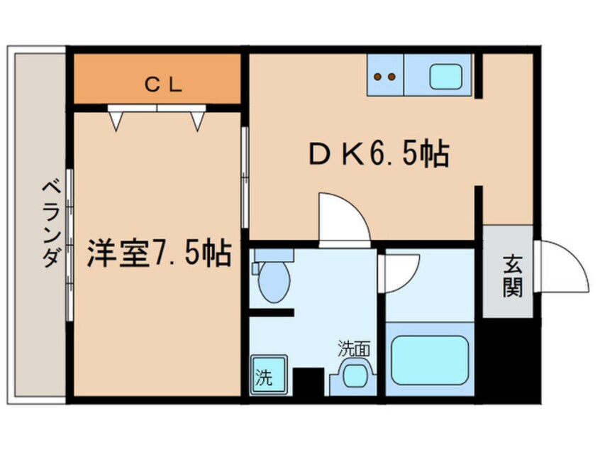 間取図 コーポ二村