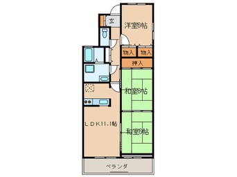 間取図 東綜ハンズマンション丹陽