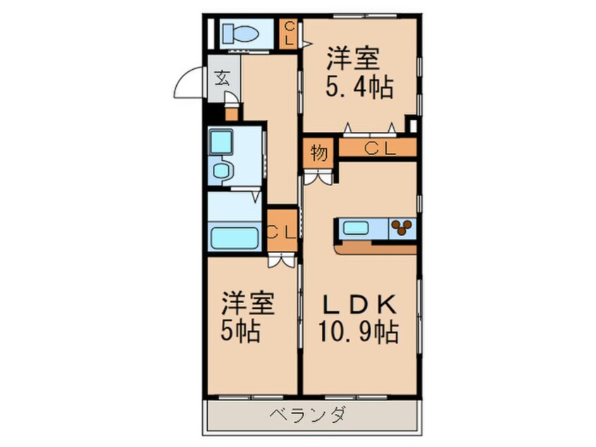 間取図 ロイヤルモネット