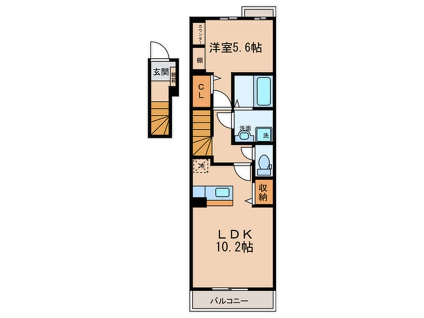 間取図 ベル　シティー　Ⅱ