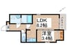 Cherim新瑞橋Lepont 1LDKの間取り