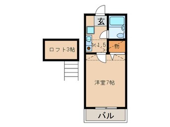 間取図 タウンプレ－スＫ