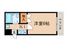 アクシス金城町 1Kの間取り