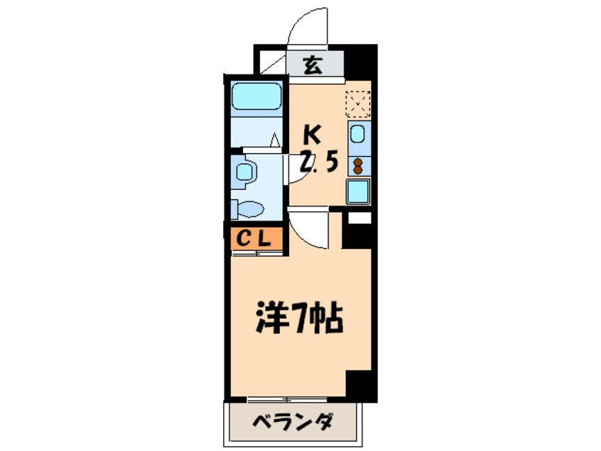 間取図 ＣＡＳＡ八番館