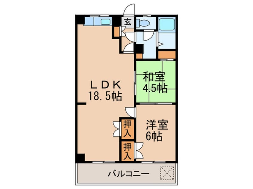 間取図 プリミエール平和ヶ丘