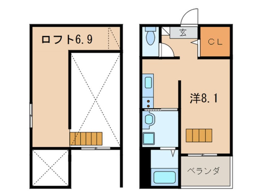 間取図 ハイツLLH