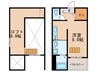 ハイツLLH 1Rの間取り