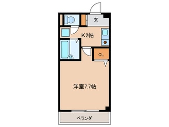 間取図 ラフィネ高峯