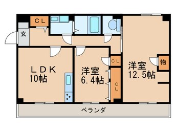 間取図 ラフィネ高峯