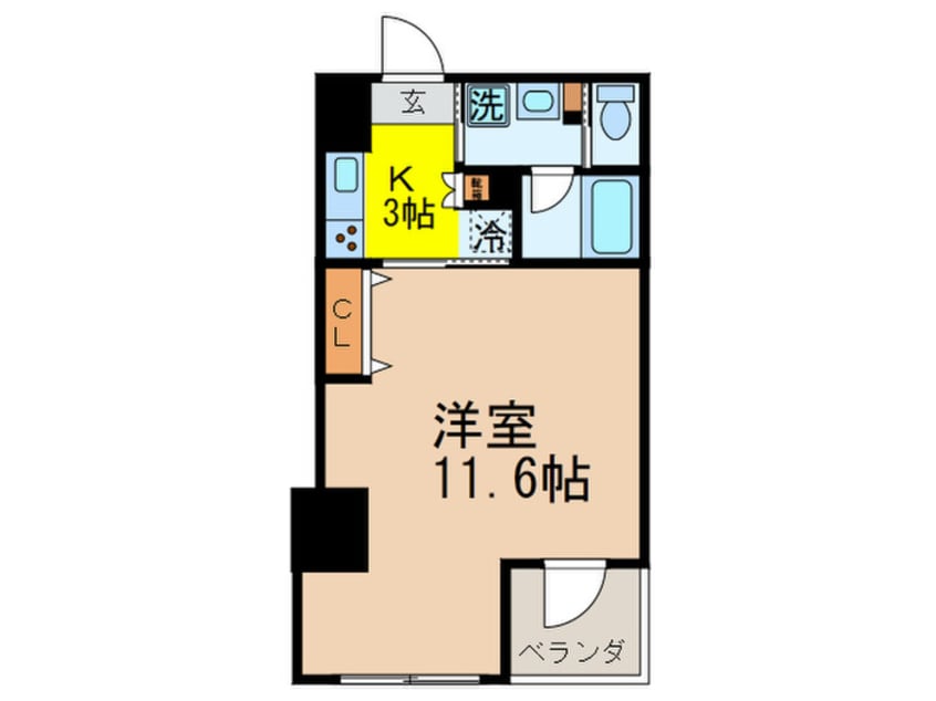 間取図 ルーエ錦