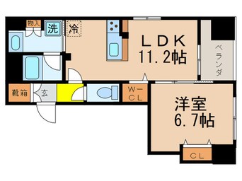 間取図 ルーエ錦