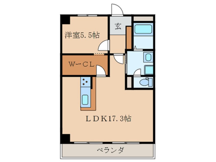 間取図 第５サンハイツ大森