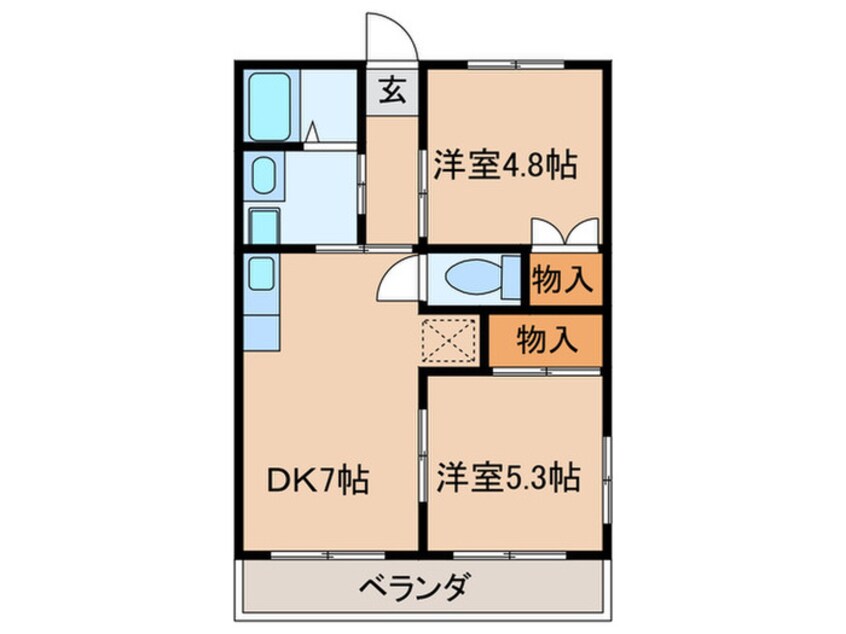 間取図 ハミルトンハイツ