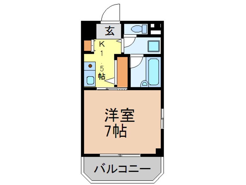 間取図 グランデ瓦町