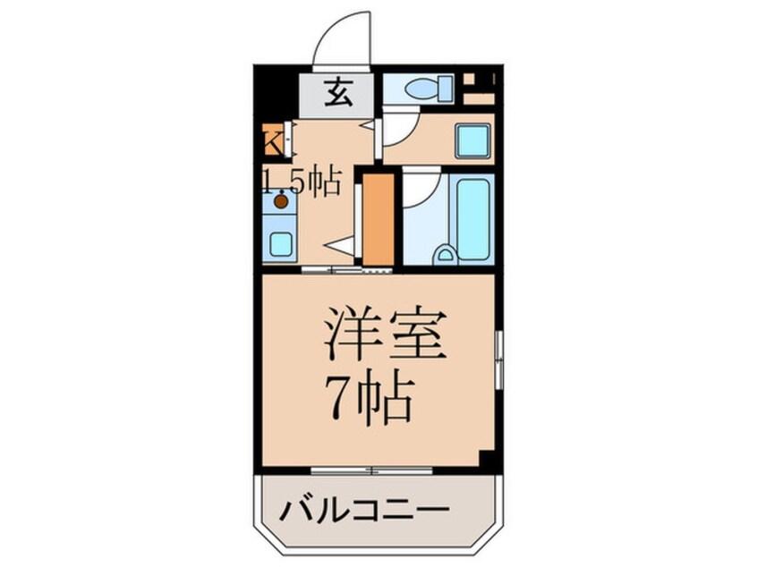 間取図 グランデ瓦町