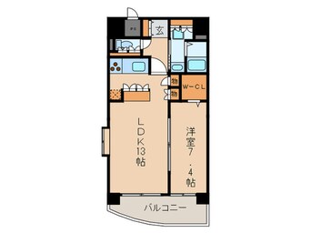 間取図 ラド－ニ清水