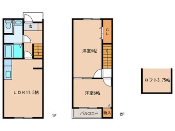 間取図 プライムコート雅