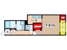 フォレスト春木台 1Kの間取り