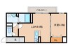 ブリーゼⅢ 1LDKの間取り