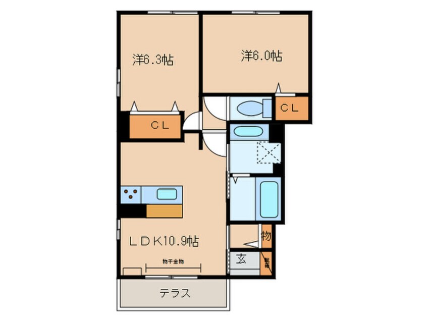間取図 フォレスト九西