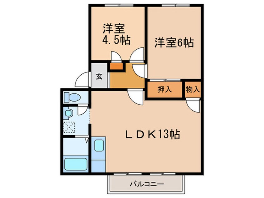 間取図 フォ－ライフ黒沢台Ⅱ