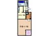 レインボ－カ－サ内田橋 1DKの間取り