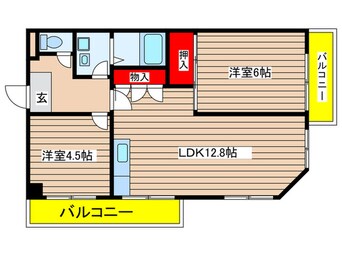 間取図 アスト鴻ﾉ巣