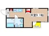 Casa Avenue Tsurumai 1Rの間取り
